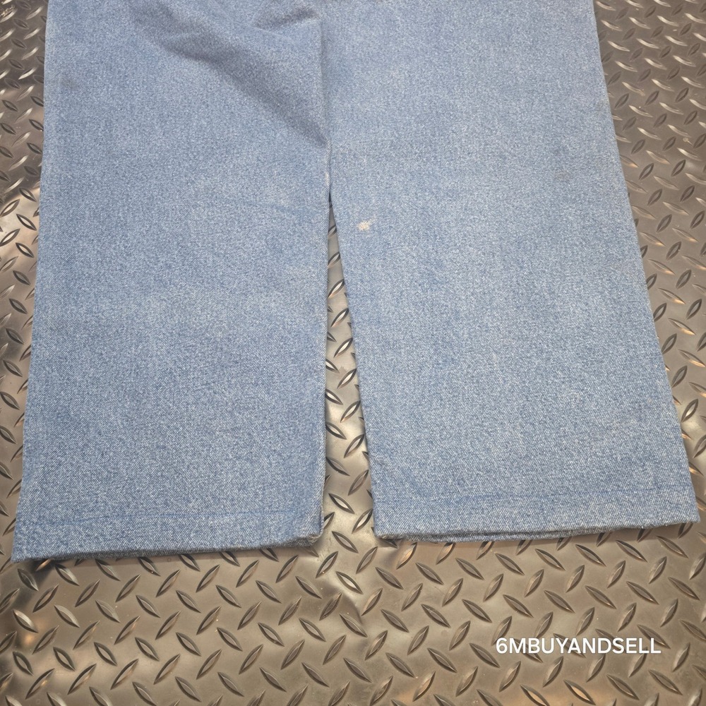 Carhartt B172 DST Flannel Lined Relaxed Fit Jeans Blue Denim Mens 40x32 - Picture 12 of 16
